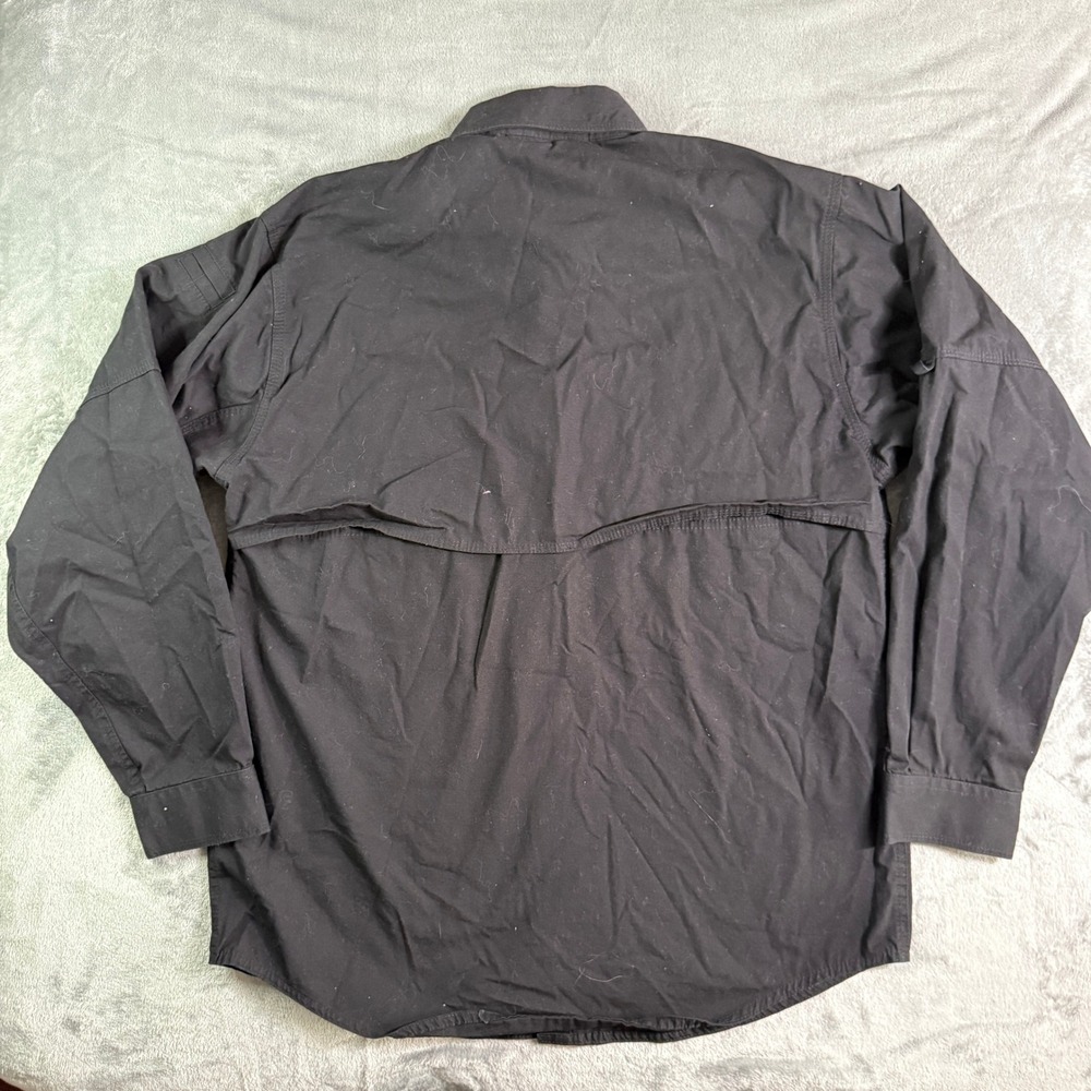 5.11 Tactical Series Mens Black Cotton Long Sleeve Button Down Shirt 72161 M - Picture 6 of 10